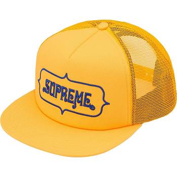 Supreme Highest Mesh Back 5-Panel Cappelli Gialle | IT460YU