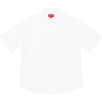 Supreme Loose Fit S/S Oxford Camicie Bianche | IT208FM