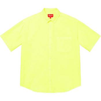 Supreme Loose Fit S/S Oxford Camicie Gialle | IT209GL