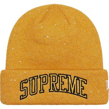 Supreme New Era® Metallic Arc Beanie Cappelli Oro | IT444HK