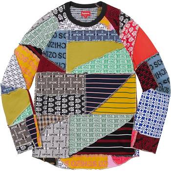 Supreme Patchwork Jacquard L/S Top Maglioni Colorate | IT267XF