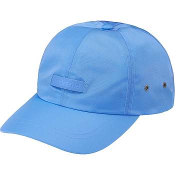 Supreme Pelle Patch 6-Panel Cappelli Blu | IT471JJ