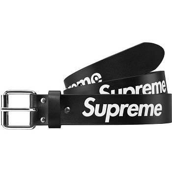 Supreme Repeat Pelle Belt Cinture Nere | IT429QZ