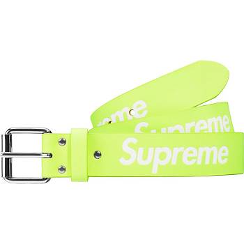 Supreme Repeat Pelle Belt Cinture Verdi | IT427NB