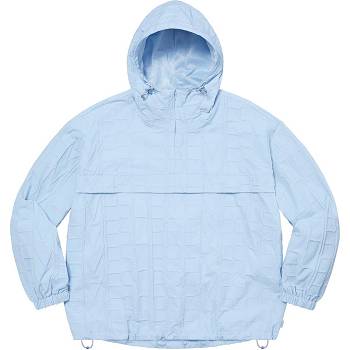 Supreme Repeat Stitch Anorak Giacca Blu | IT150IS