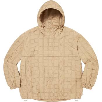 Supreme Repeat Stitch Anorak Giacca Marroni | IT151OR