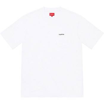 Supreme S/S Pocket Tee Maglioni Bianche | IT269VD