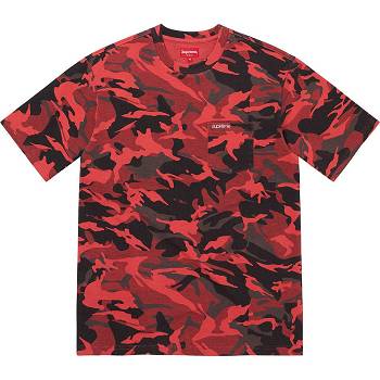 Supreme S/S Pocket Tee Maglioni Rosse | IT273QZ