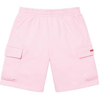 Supreme Small Box Baggy Cargo Sweat Pantaloncini Rosa | IT224RW