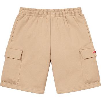 Supreme Small Box Baggy Cargo Sweat Pantaloncini Marroni | IT225TV