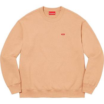 Supreme Small Box Crewneck Felpe Arancioni | IT306IS