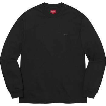 Supreme Small Box L/S Tee Maglioni Nere | IT249EX