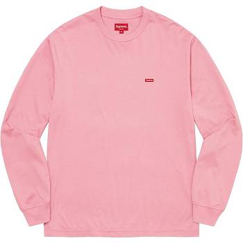 Supreme Small Box L/S Tee Maglioni Rosa | IT247QZ