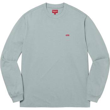 Supreme Small Box L/S Tee Maglioni Verde Acqua | IT246MA