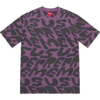 Supreme Stacked Intarsia S/S Top Maglioni Viola | IT282PQ