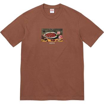 Supreme Strawberries Tee Magliette Marroni | IT340HK