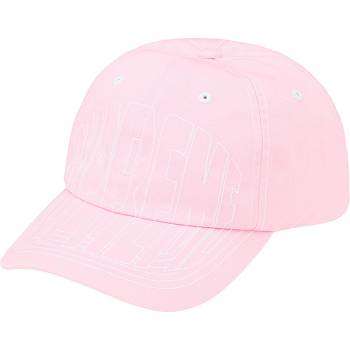 Supreme Visor Stitch 6-Panel Cappelli Rosa | IT466SO